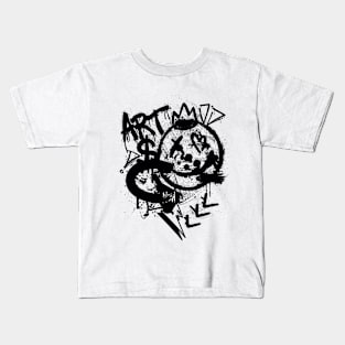 Graffiti Character Graffiti on the wall Kids T-Shirt